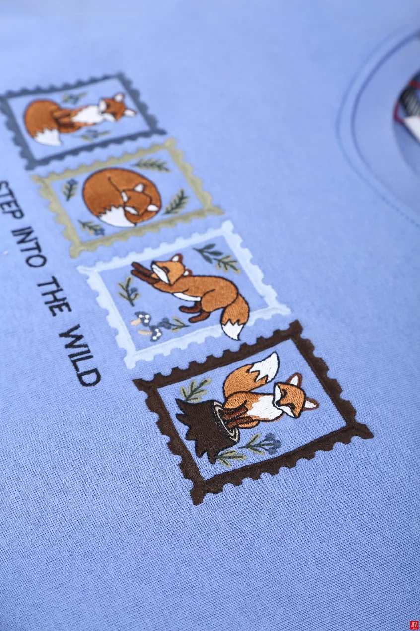 بلوز زنانه دورس یقه گرد گلدوزی رگولار جی پی ای JPA کد 04206