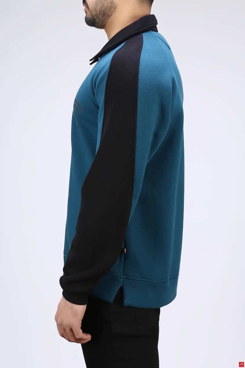بلوز مردانه دورس نیم زیپ چاپی رگولار جی پی ای JPA کد 04191