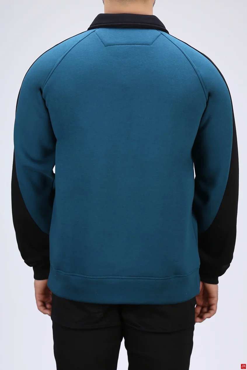بلوز مردانه دورس نیم زیپ چاپی رگولار جی پی ای JPA کد 04191