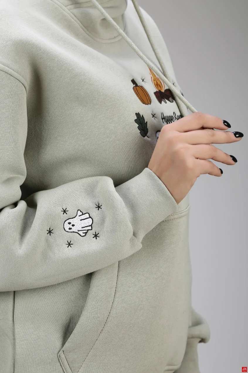 هودی زنانه دورس کلاهدار گلدوزی رگولار جی پی ای JPA کد 04203