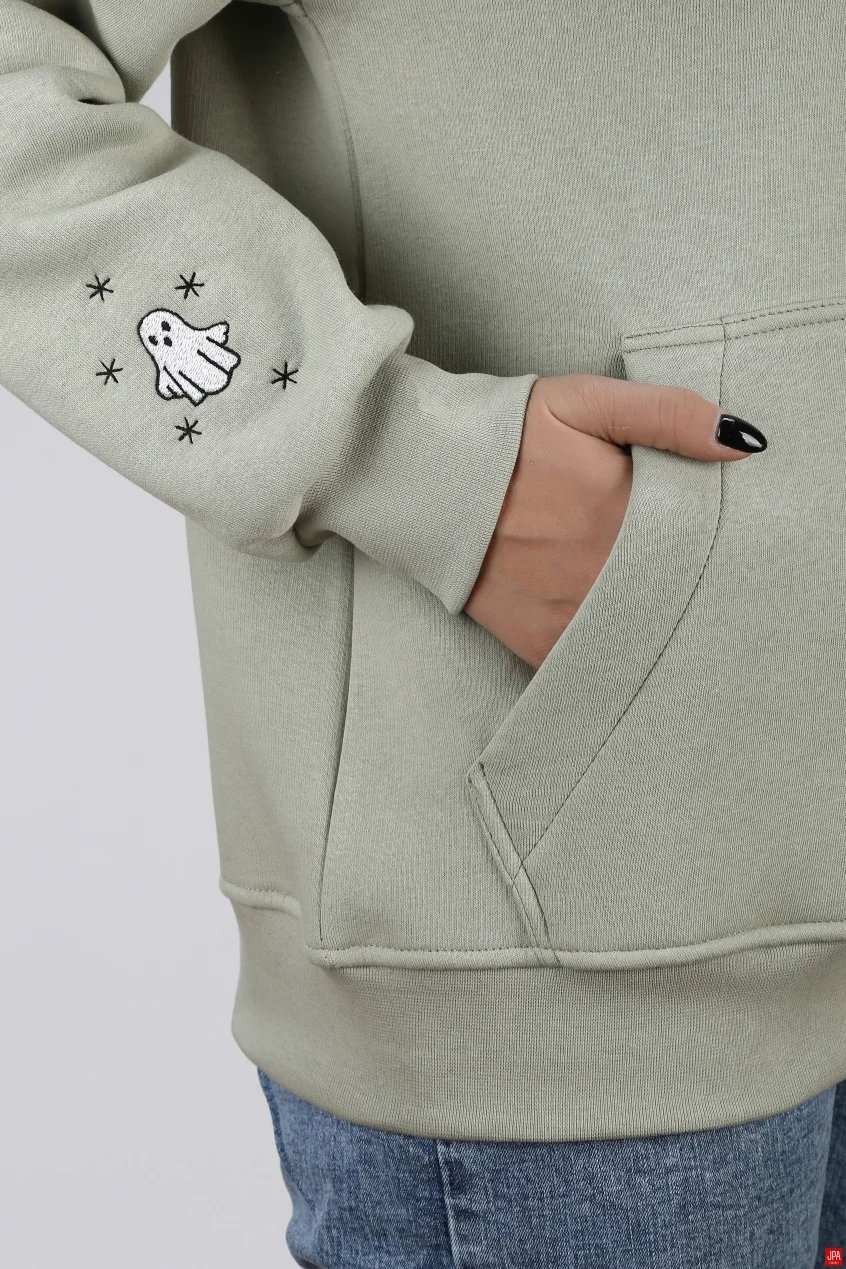 هودی زنانه دورس کلاهدار گلدوزی رگولار جی پی ای JPA کد 04203