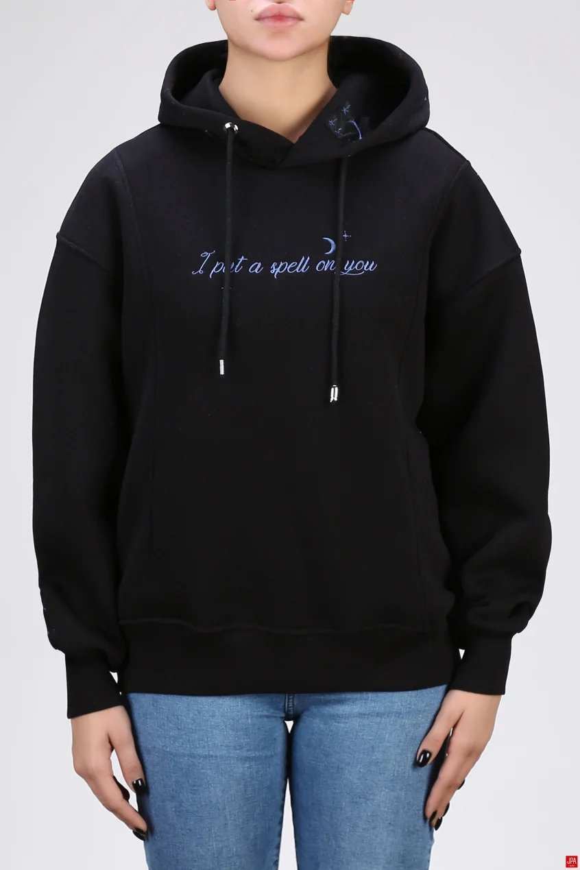 هودی زنانه دورس کلاهدار گلدوزی جی پی ای JPA کد 04205