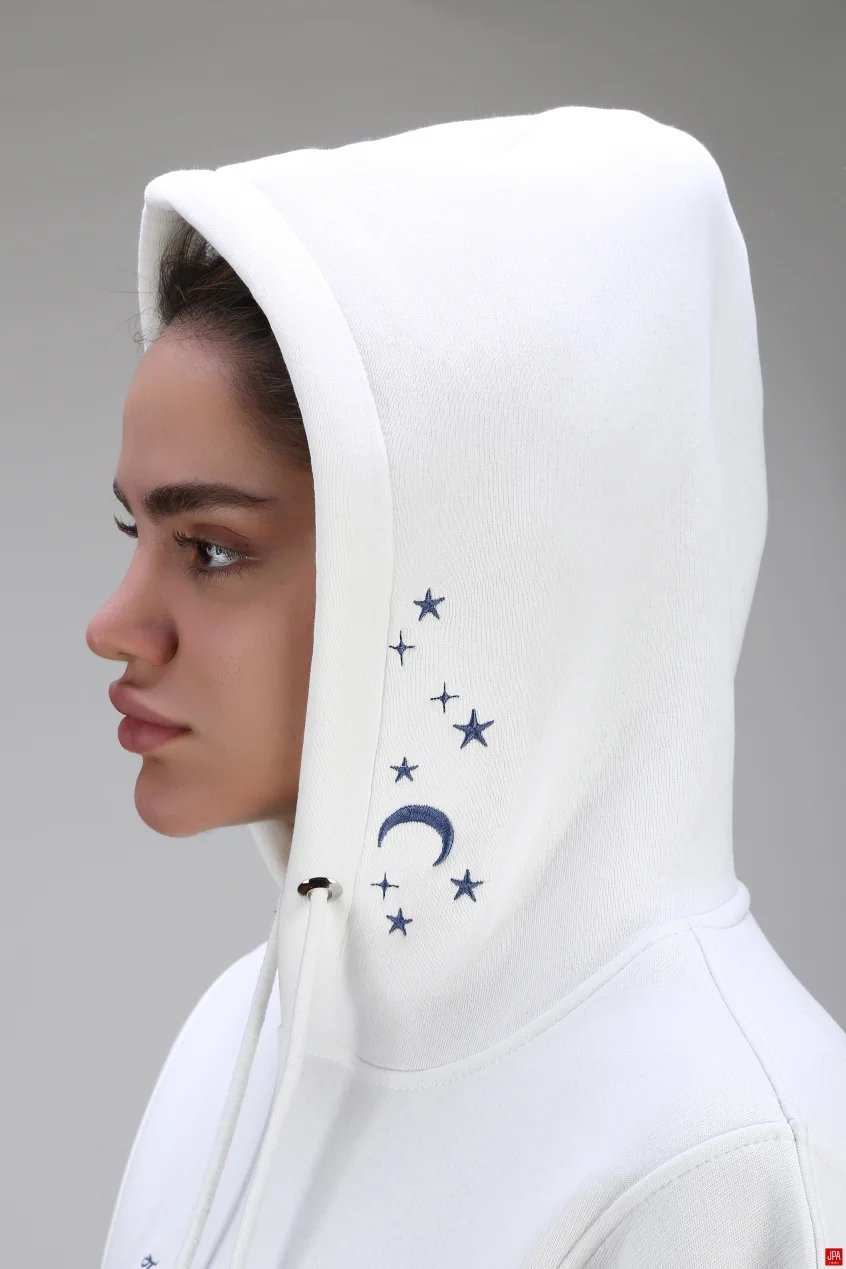 هودی زنانه دورس کلاهدار گلدوزی جی پی ای JPA کد 04205