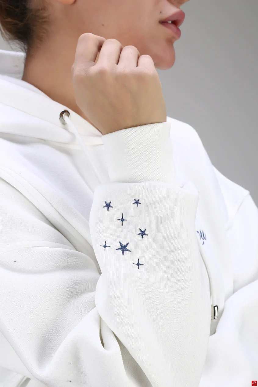 هودی زنانه دورس کلاهدار گلدوزی جی پی ای JPA کد 04205