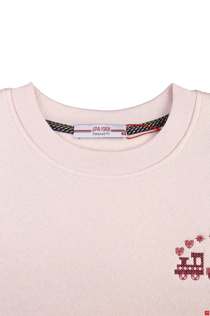 بلوز زنانه کراپ یقه گرد گلدوزی جی پی ای JPA کد 04249