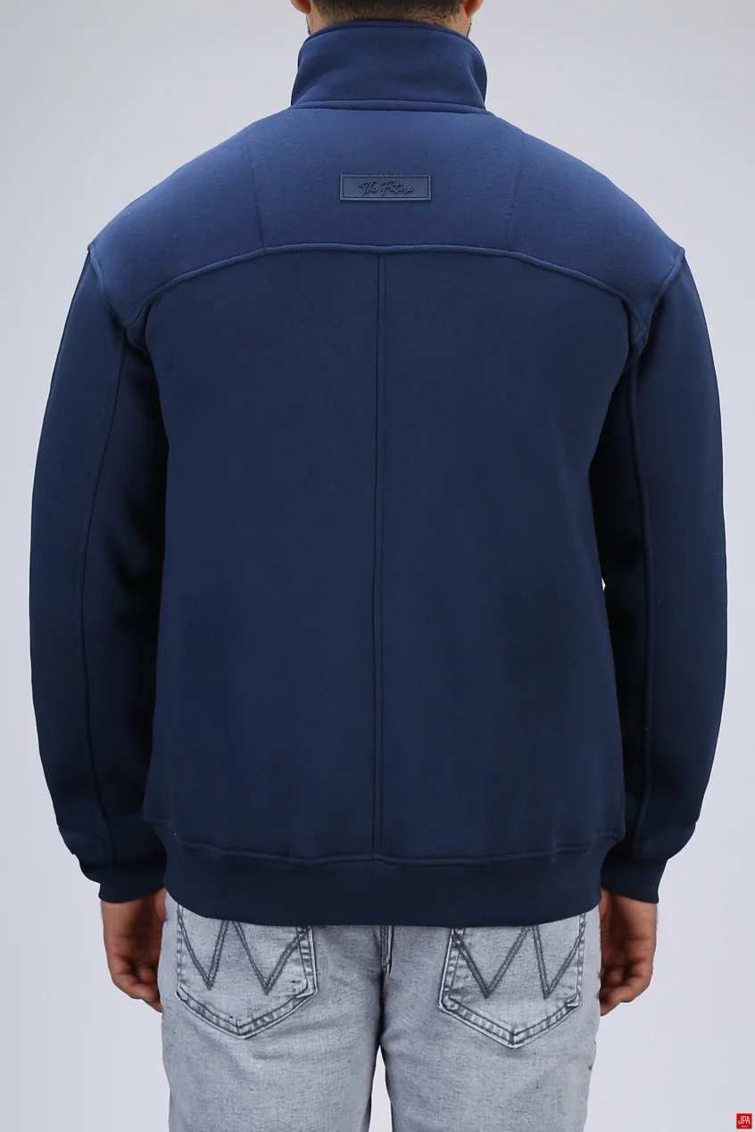 سویشرت مردانه دورس یقه دار ساده رگولار جی پی ای JPA کد 04193