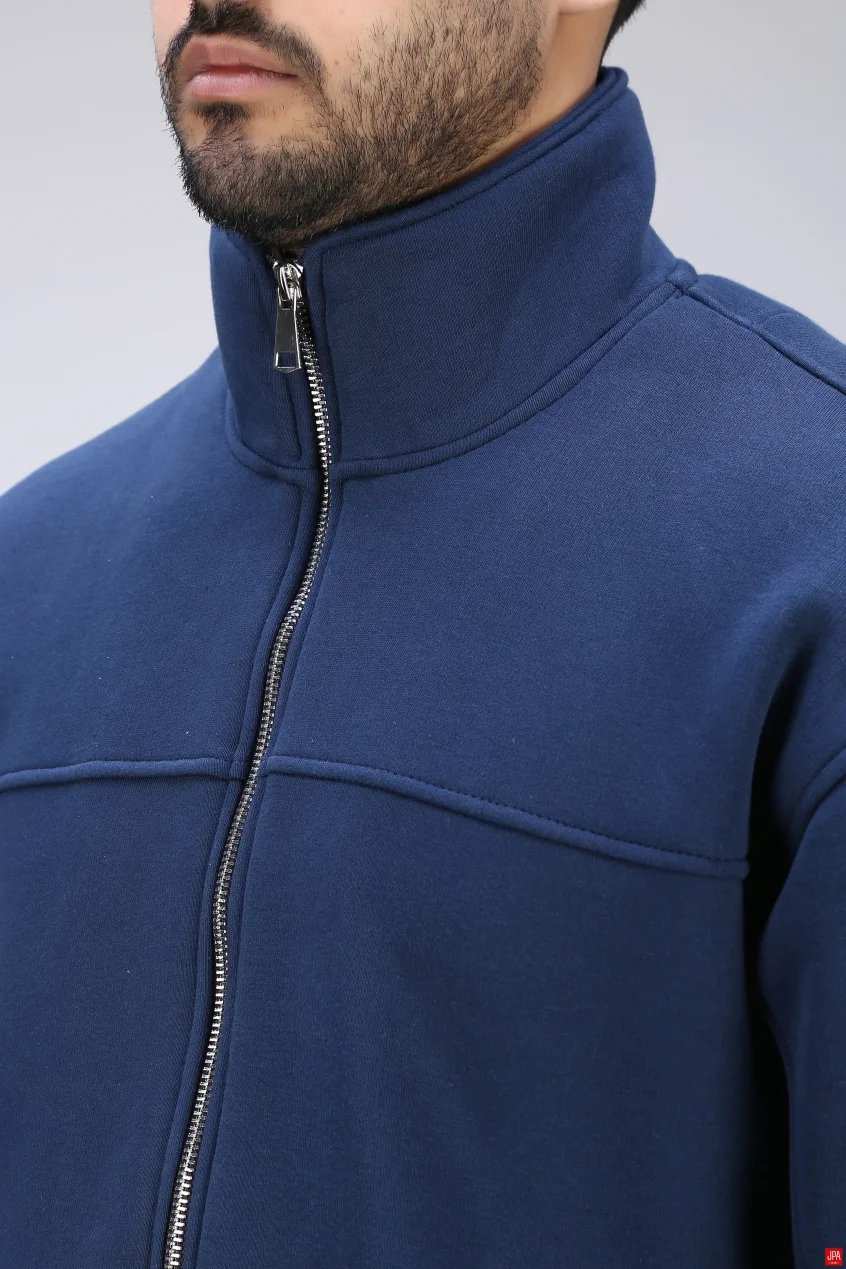 سویشرت مردانه دورس یقه دار ساده رگولار جی پی ای JPA کد 04193