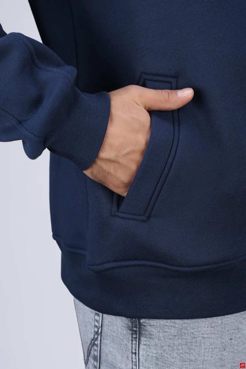 سویشرت مردانه دورس یقه دار ساده رگولار جی پی ای JPA کد 04193