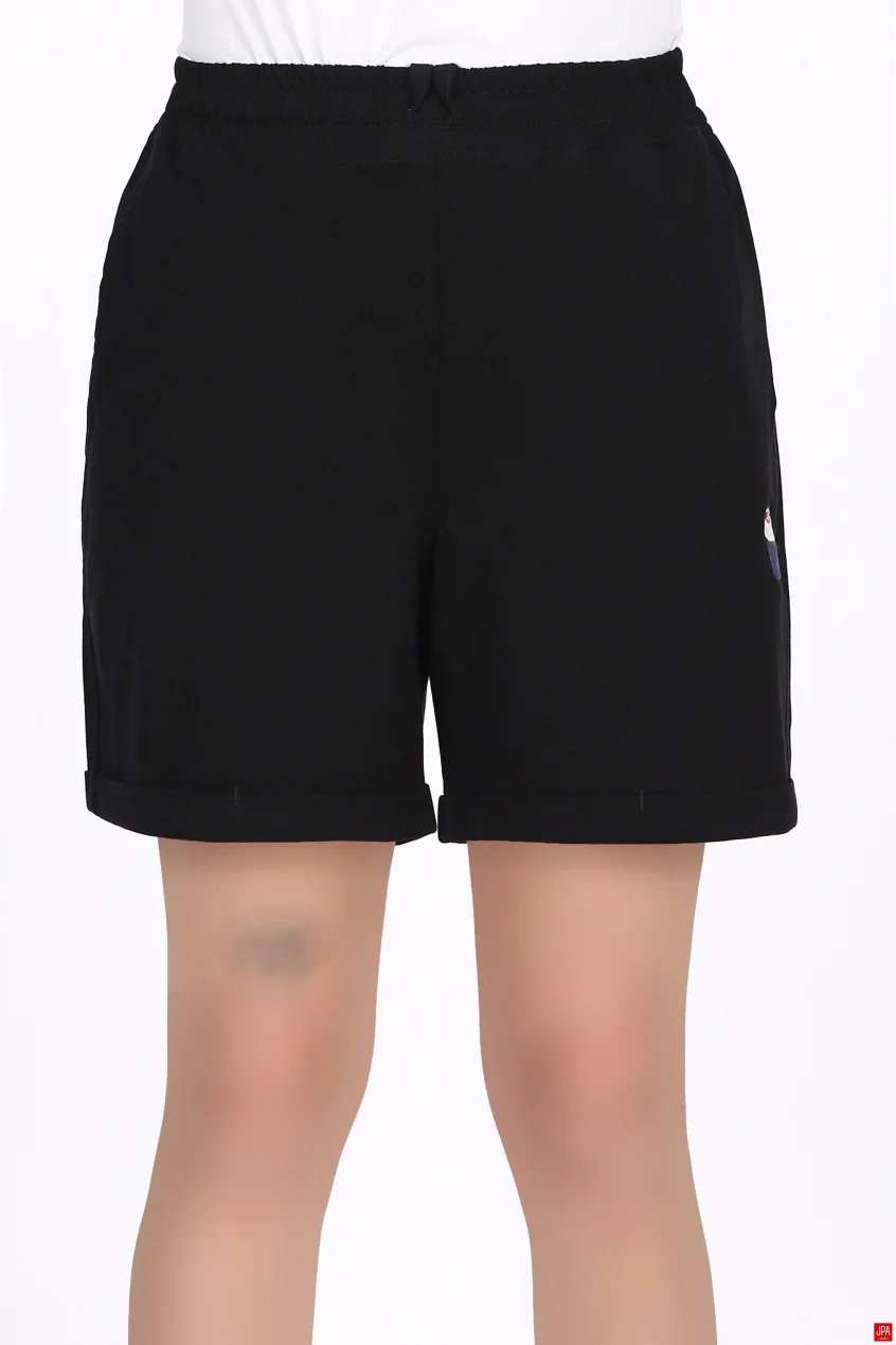 شلوارک زنانه راحتی گلدوزی رگولار جی پی ای JPA کد - 04265