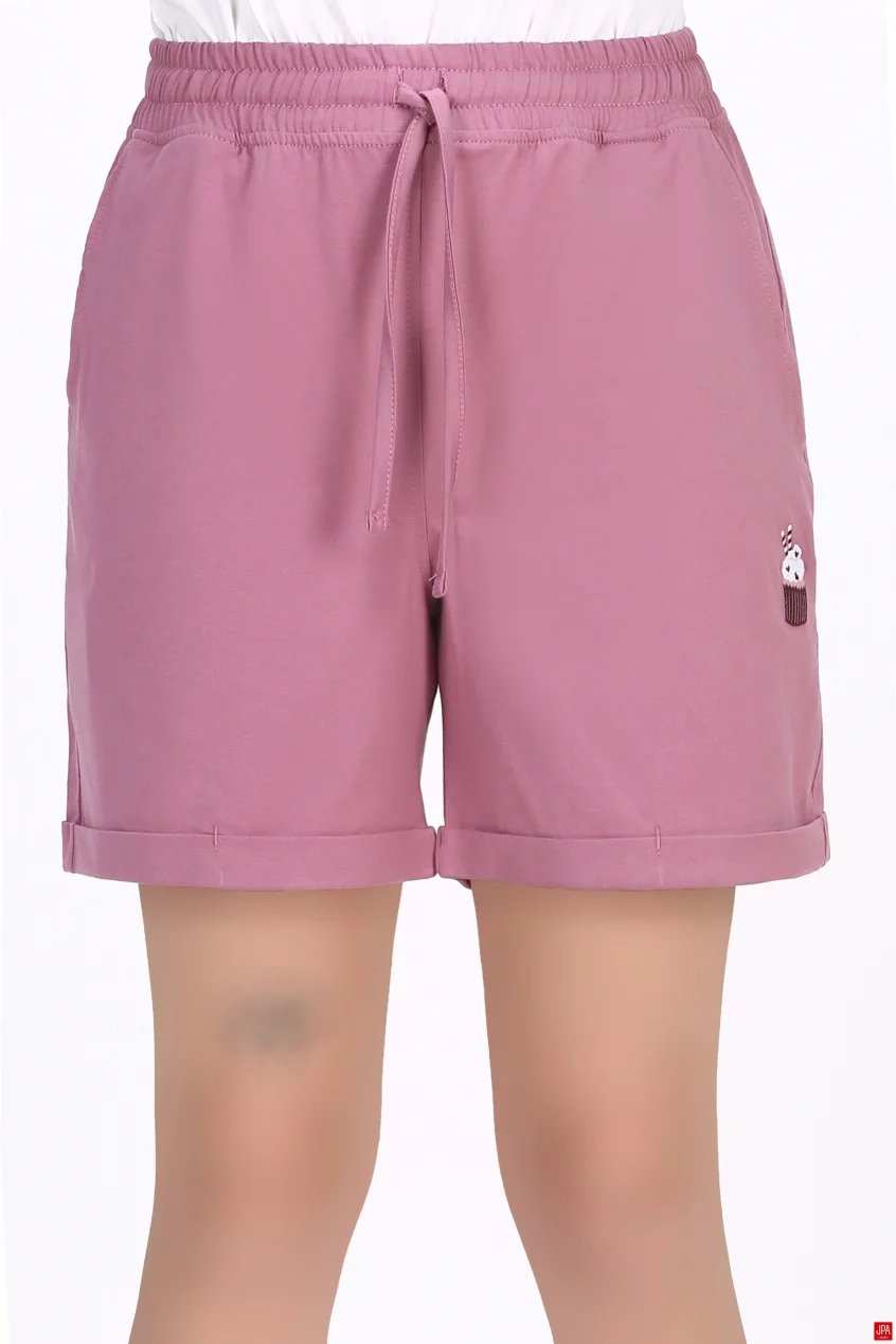 شلوارک زنانه راحتی گلدوزی رگولار جی پی ای JPA کد - 04265