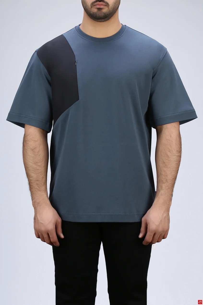 تیشرت مردانه یقه گرد ساده رگولار جی پی ای JPA کد - 04275