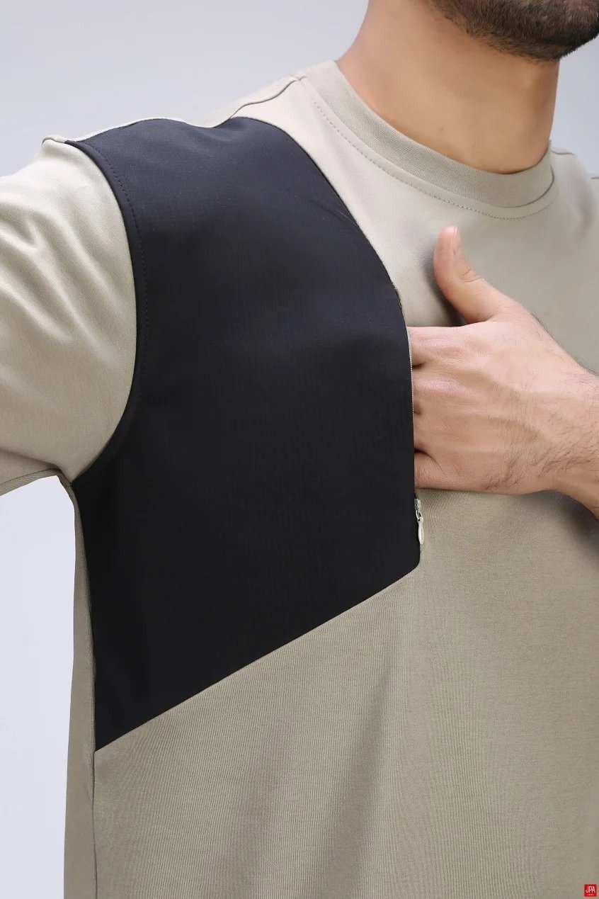 تیشرت مردانه یقه گرد ساده رگولار جی پی ای JPA کد - 04275