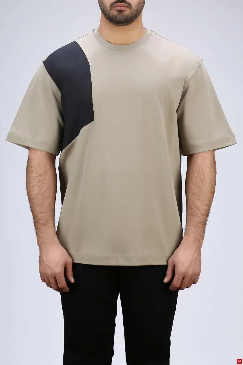 تیشرت مردانه یقه گرد ساده رگولار جی پی ای JPA کد - 04275