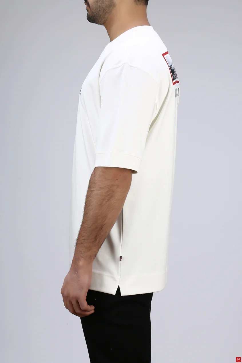 تیشرت مردانه یقه گرد چاپی جی پی ای JPA کد - 04283