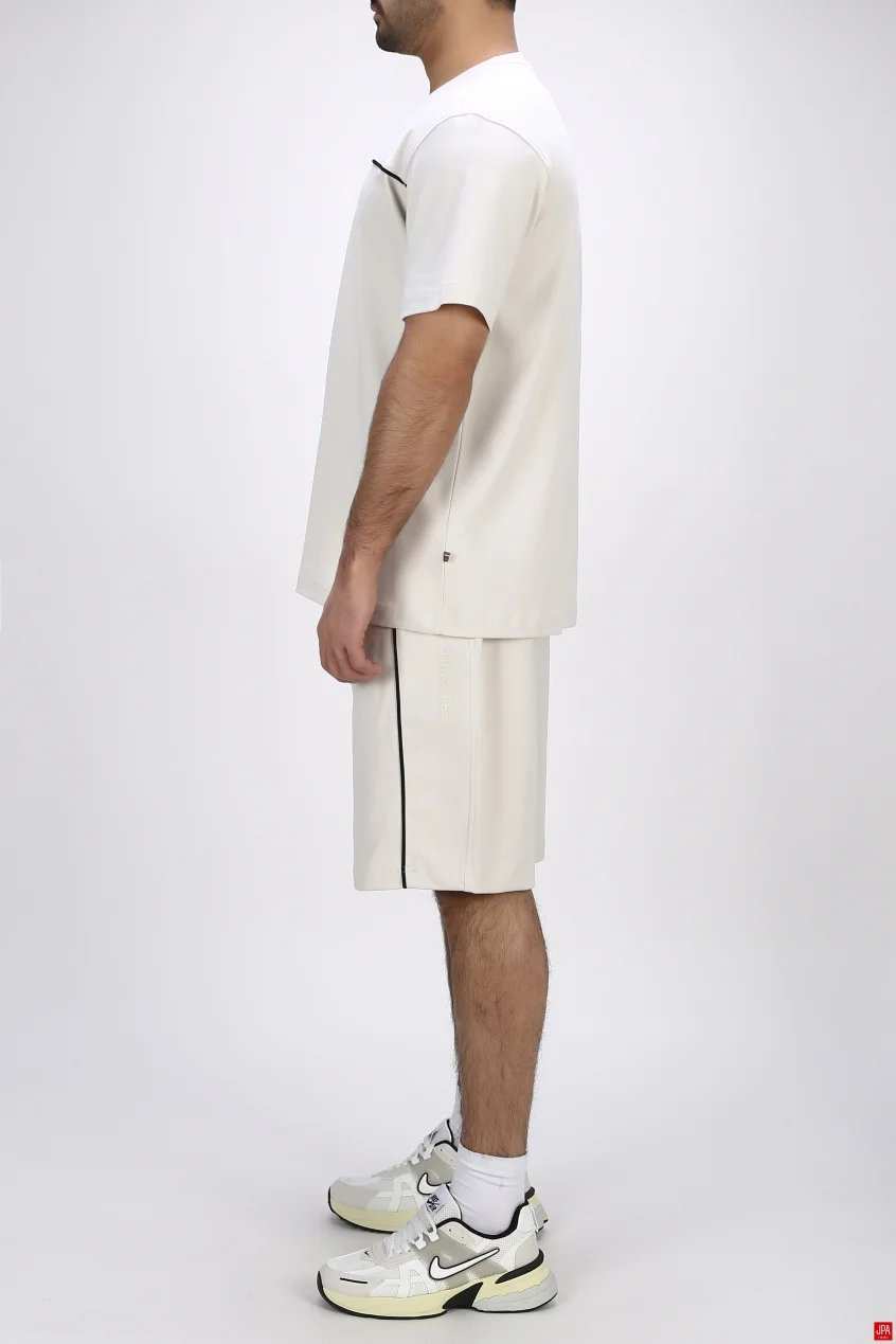 تیشرت شلوارک مردانه راحتی چاپی رگولار جی پی ای JPA کد - 04299