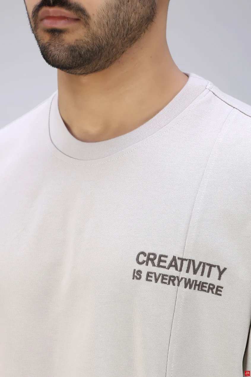 تیشرت مردانه یقه گرد چاپی - گلدوزی جی پی ای JPA کد - 04356