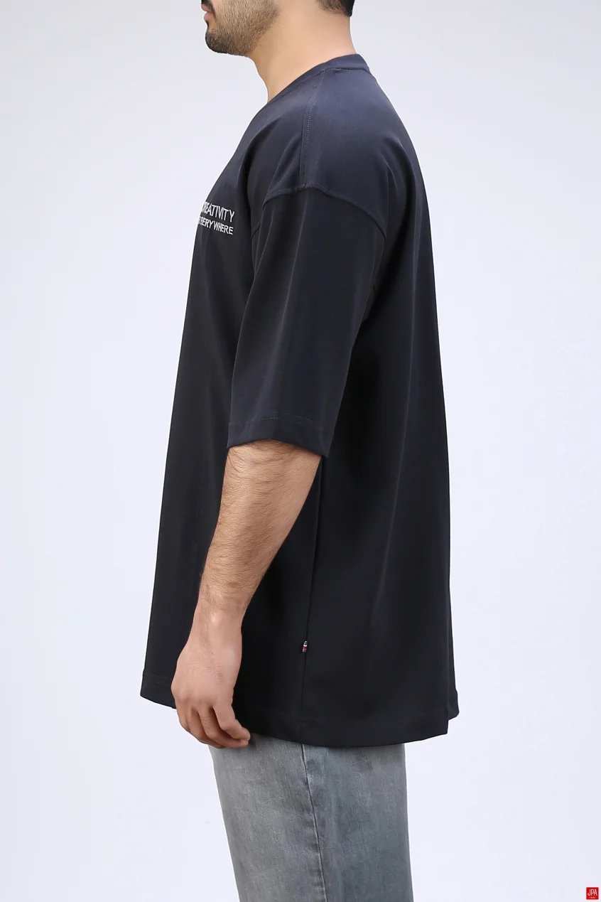 تیشرت مردانه یقه گرد چاپی - گلدوزی جی پی ای JPA کد - 04356