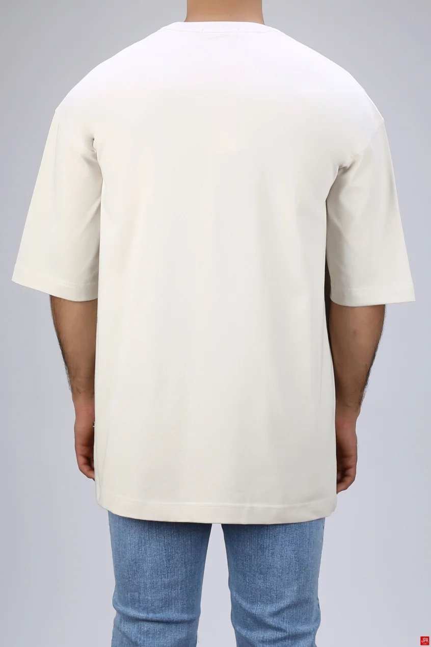 تیشرت مردانه یقه گرد چاپی - گلدوزی جی پی ای JPA کد - 04356