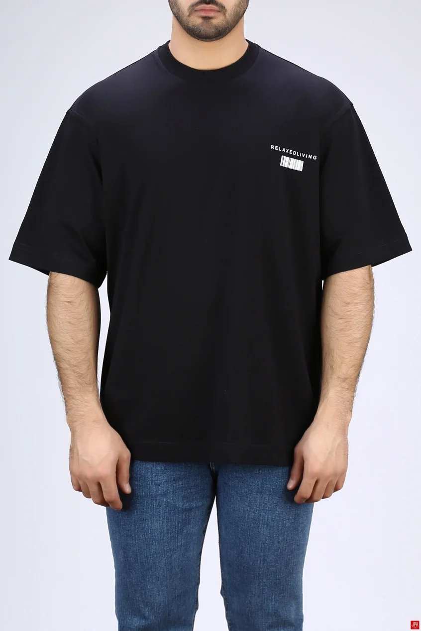 تیشرت مردانه یقه گرد چاپی جی پی ای JPA کد - 04326