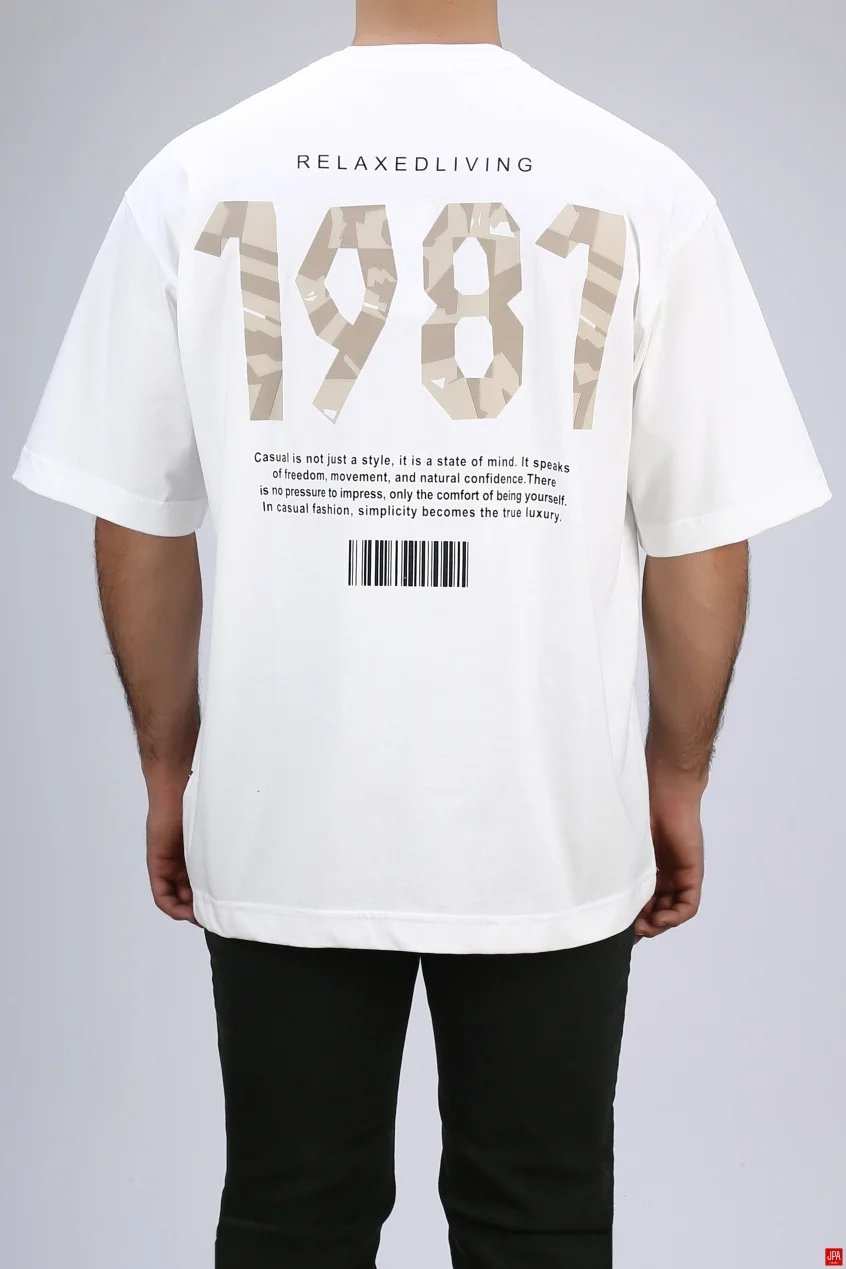 تیشرت مردانه یقه گرد چاپی جی پی ای JPA کد - 04326