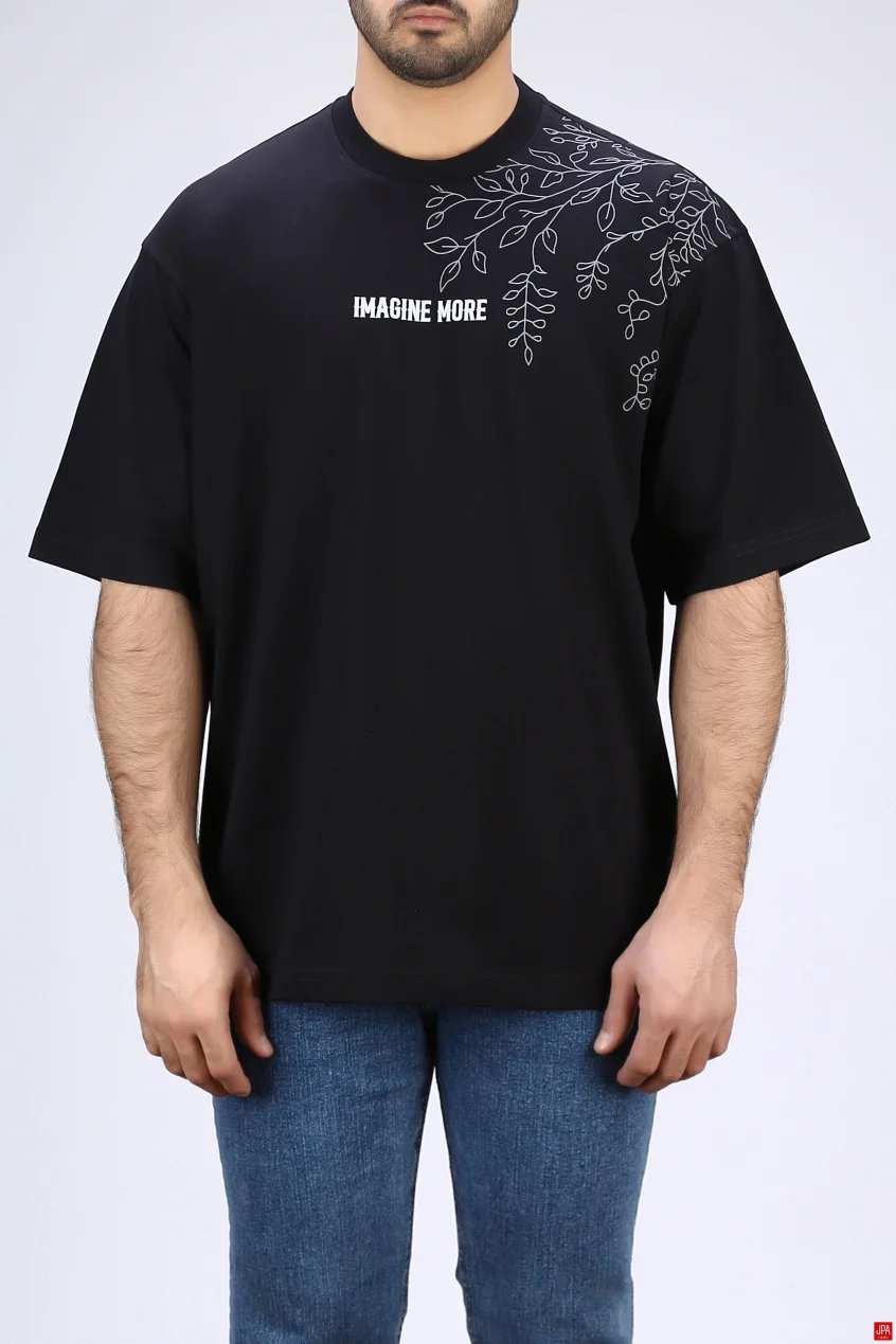 تیشرت مردانه یقه گرد چاپی جی پی ای JPA کد - 04329