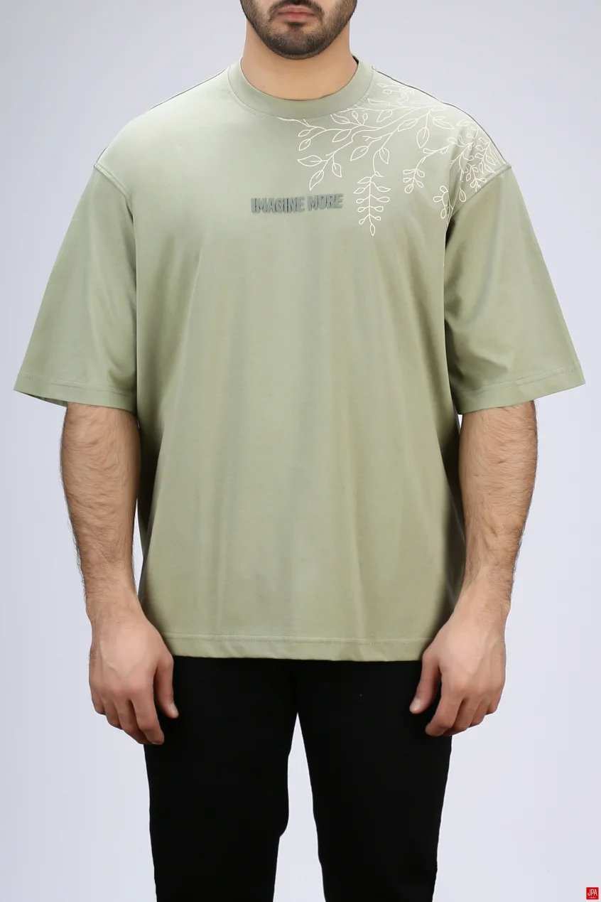 تیشرت مردانه یقه گرد چاپی جی پی ای JPA کد - 04329