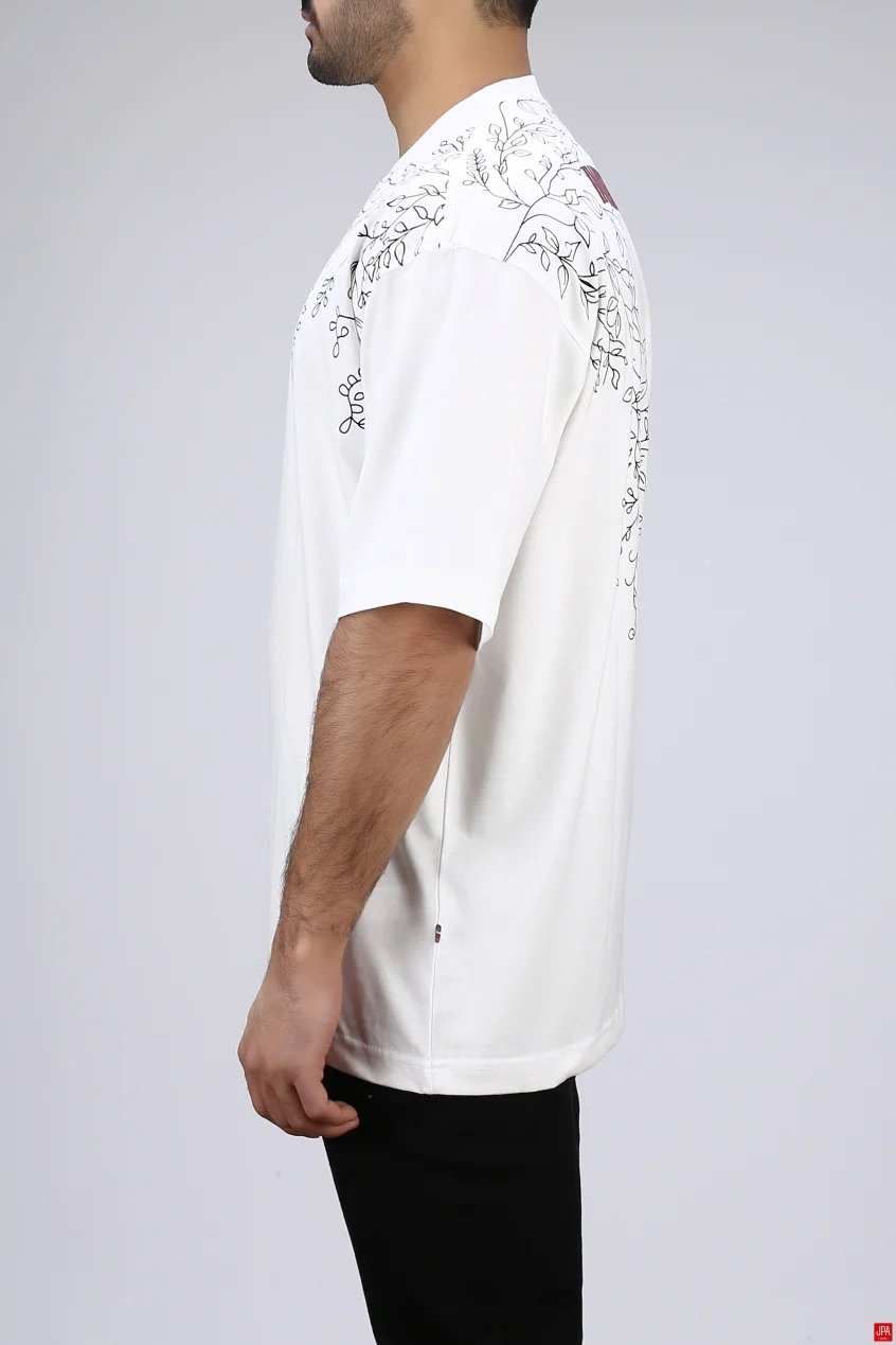 تیشرت مردانه یقه گرد چاپی جی پی ای JPA کد - 04329