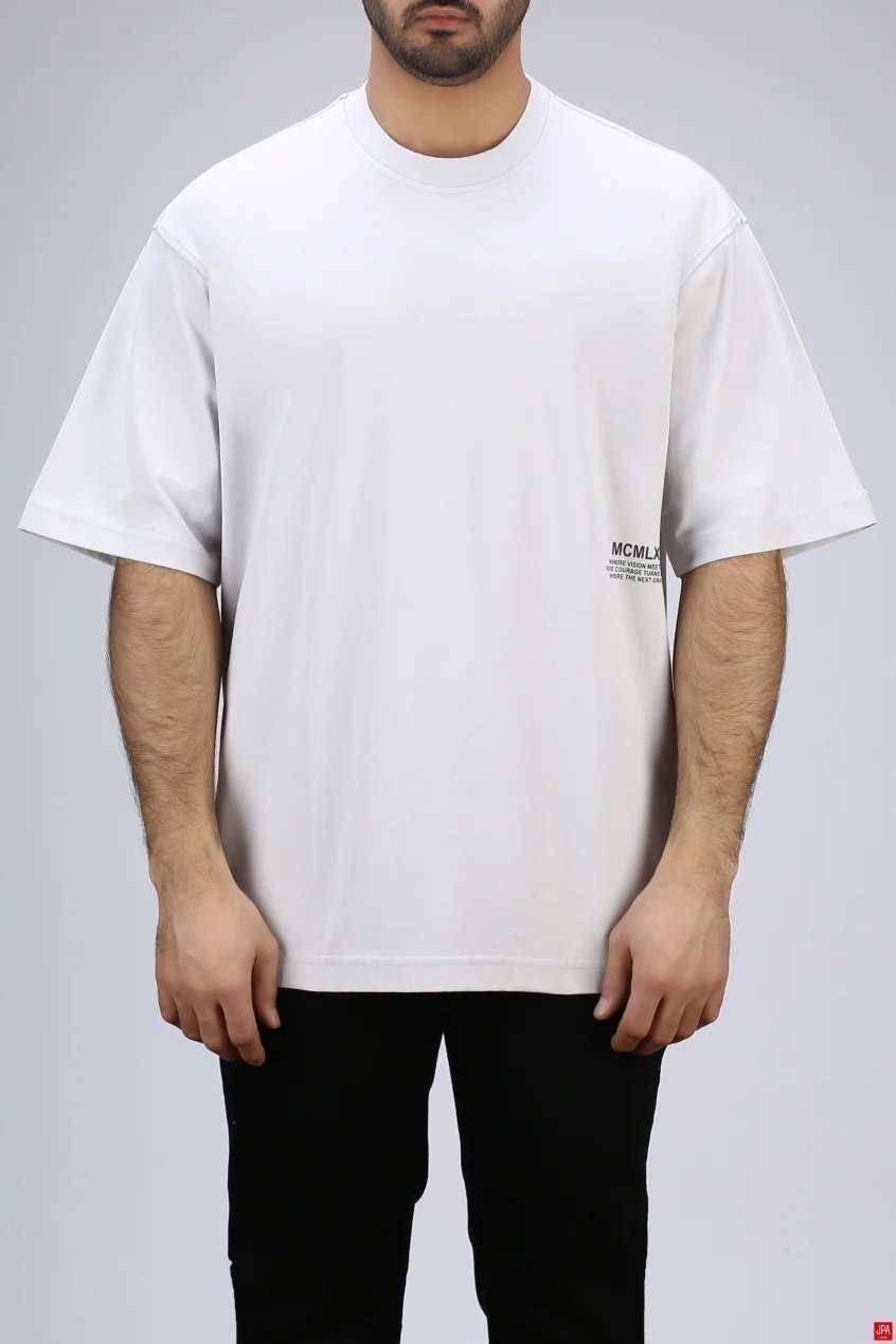 تیشرت مردانه یقه گرد چاپی جی پی ای JPA کد - 04332