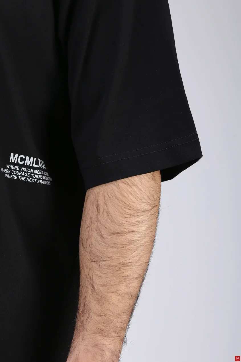 تیشرت مردانه یقه گرد چاپی جی پی ای JPA کد - 04332