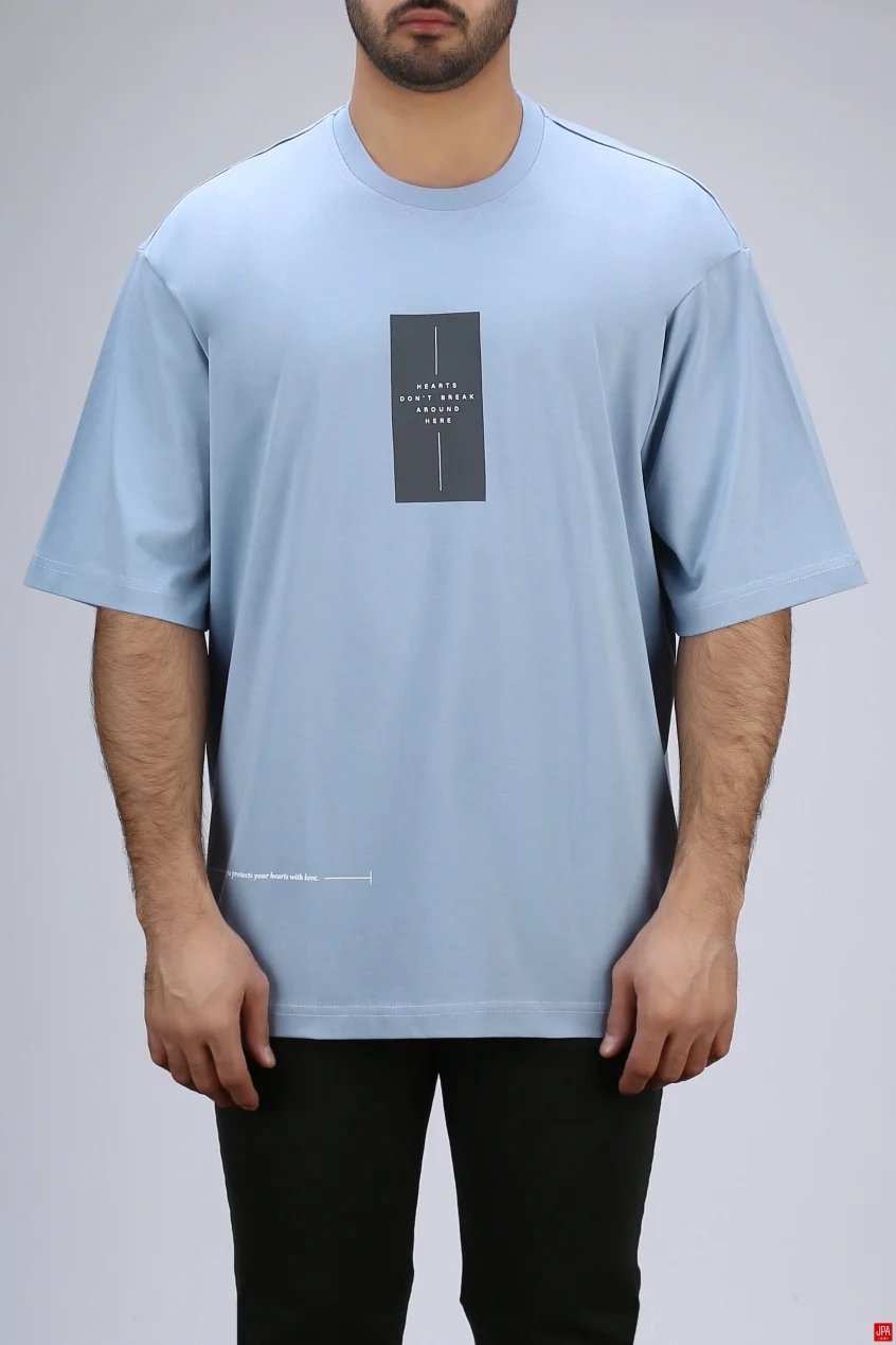 تیشرت مردانه یقه گرد چاپی جی پی ای JPA کد - 04333