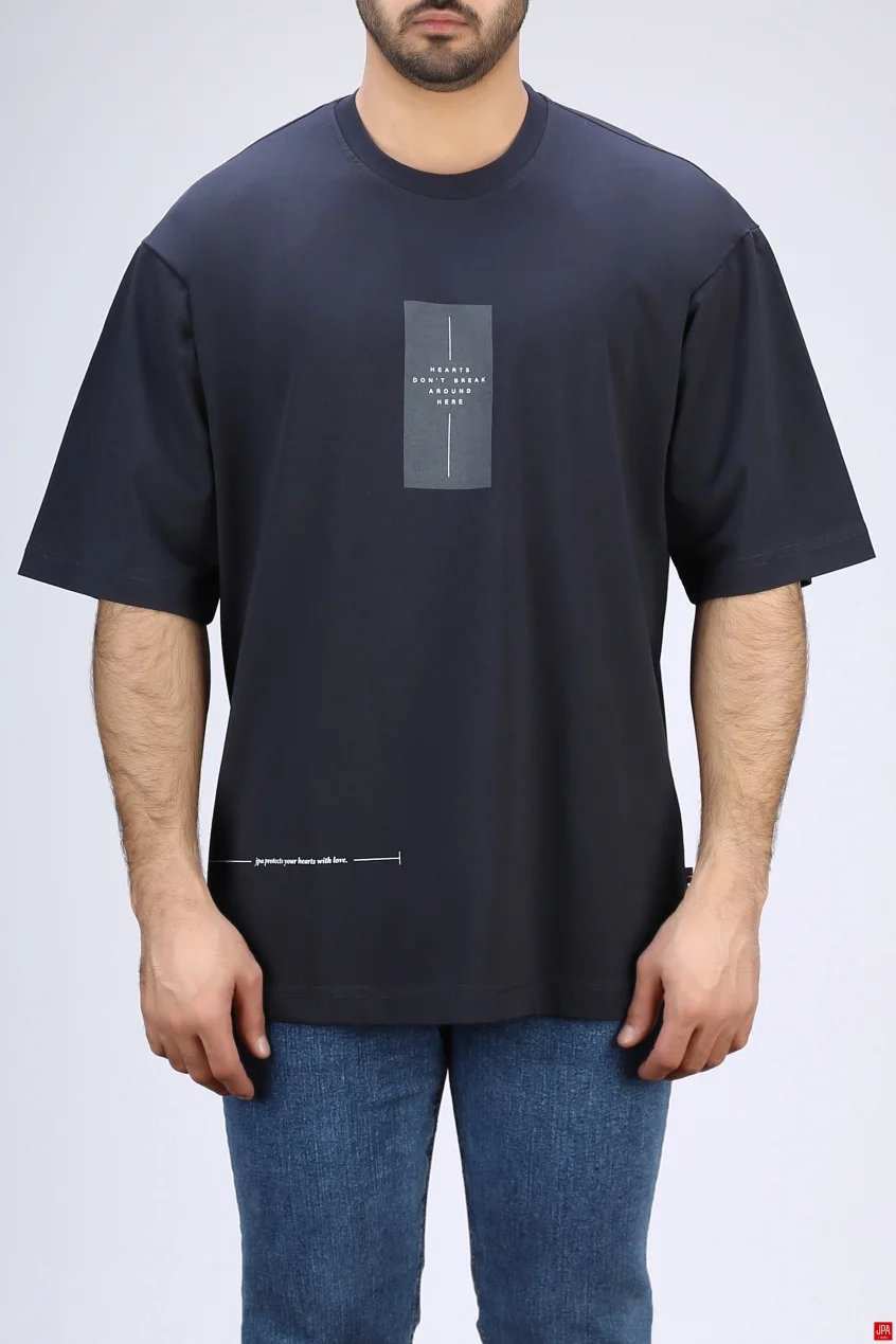 تیشرت مردانه یقه گرد چاپی جی پی ای JPA کد - 04333