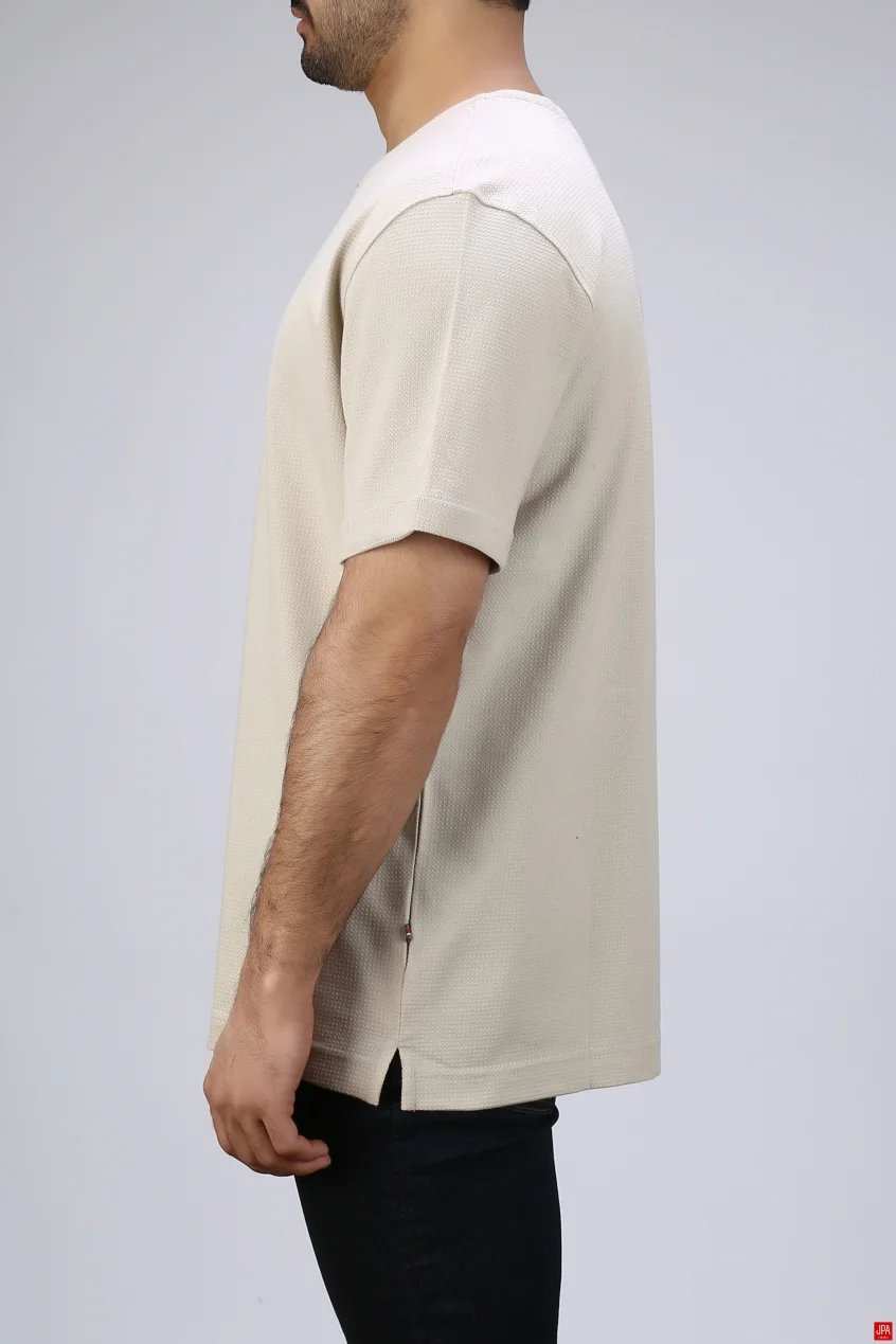 تیشرت مردانه یقه گرد طرحدار رگولار جی پی ای JPA کد - 04027