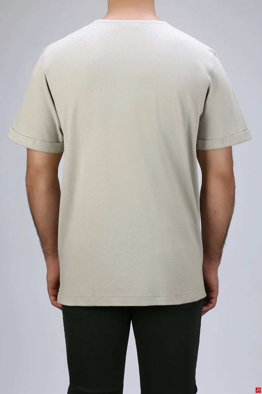 تیشرت مردانه یقه گرد طرحدار رگولار جی پی ای JPA کد - 04027
