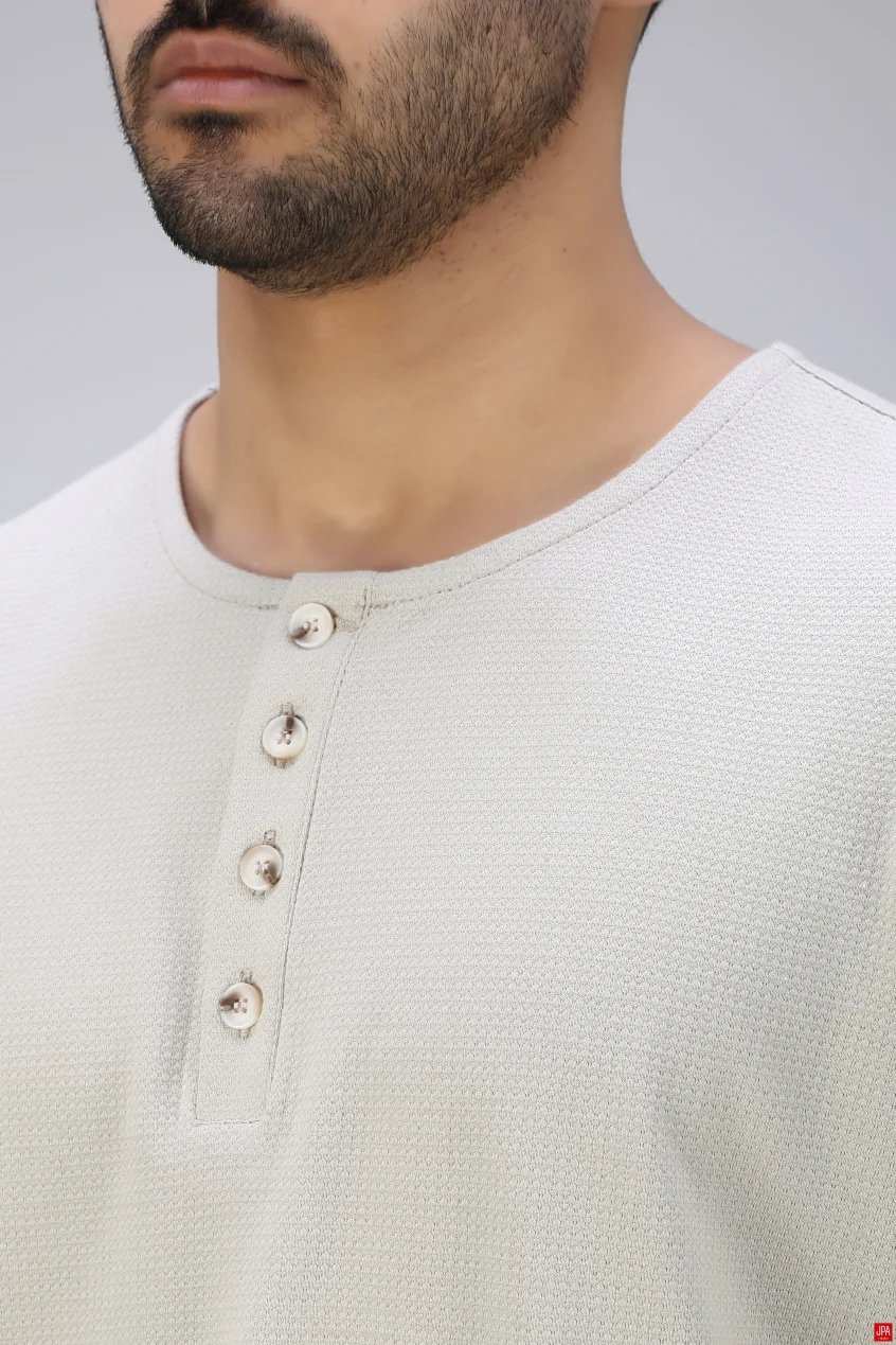 تیشرت مردانه یقه گرد طرحدار رگولار جی پی ای JPA کد - 04027