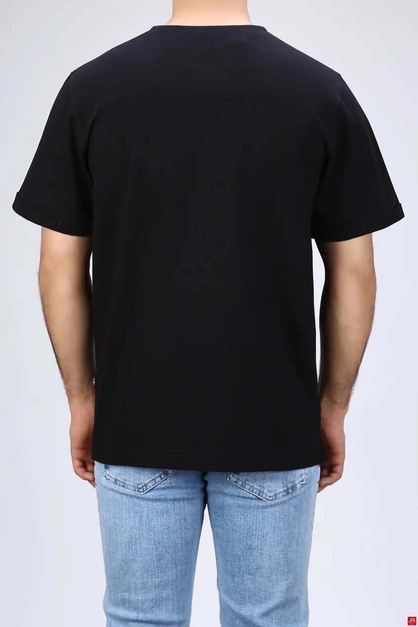 تیشرت مردانه یقه گرد طرحدار رگولار جی پی ای JPA کد - 04027