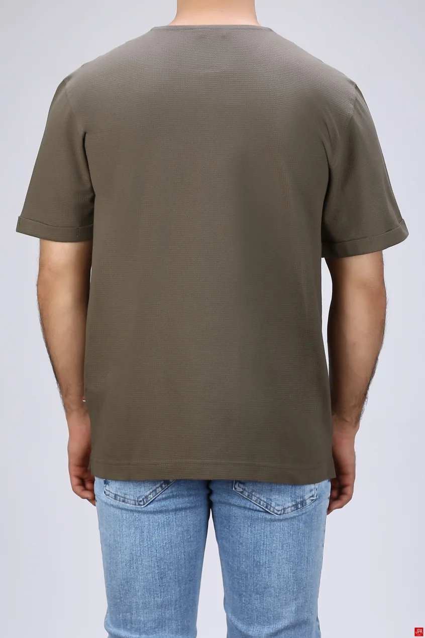 تیشرت مردانه یقه گرد طرحدار رگولار جی پی ای JPA کد - 04027