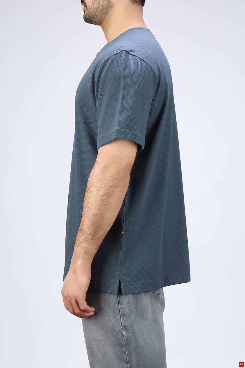 تیشرت مردانه یقه گرد طرحدار رگولار جی پی ای JPA کد - 04027