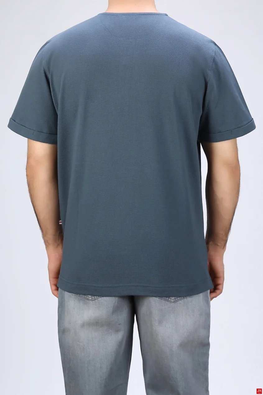 تیشرت مردانه یقه گرد طرحدار رگولار جی پی ای JPA کد - 04027