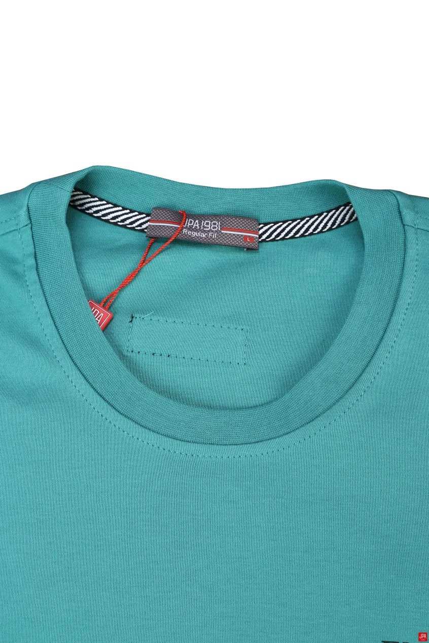 تیشرت مردانه یقه گرد چاپی - گلدوزی رگولار جی پی ای JPA کد - 04280