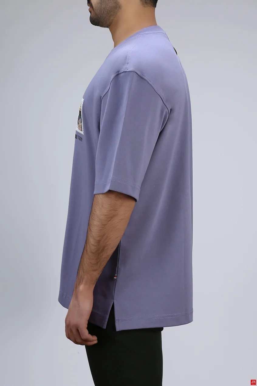تیشرت مردانه یقه گرد چاپی جی پی ای JPA کد - 04281