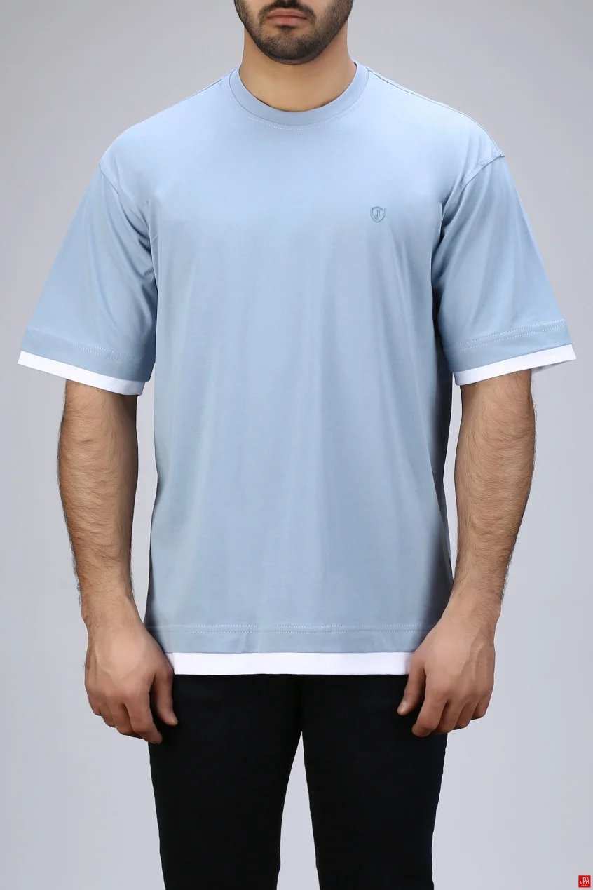 تیشرت مردانه یقه گرد چاپی رگولار جی پی ای JPA کد - 04335