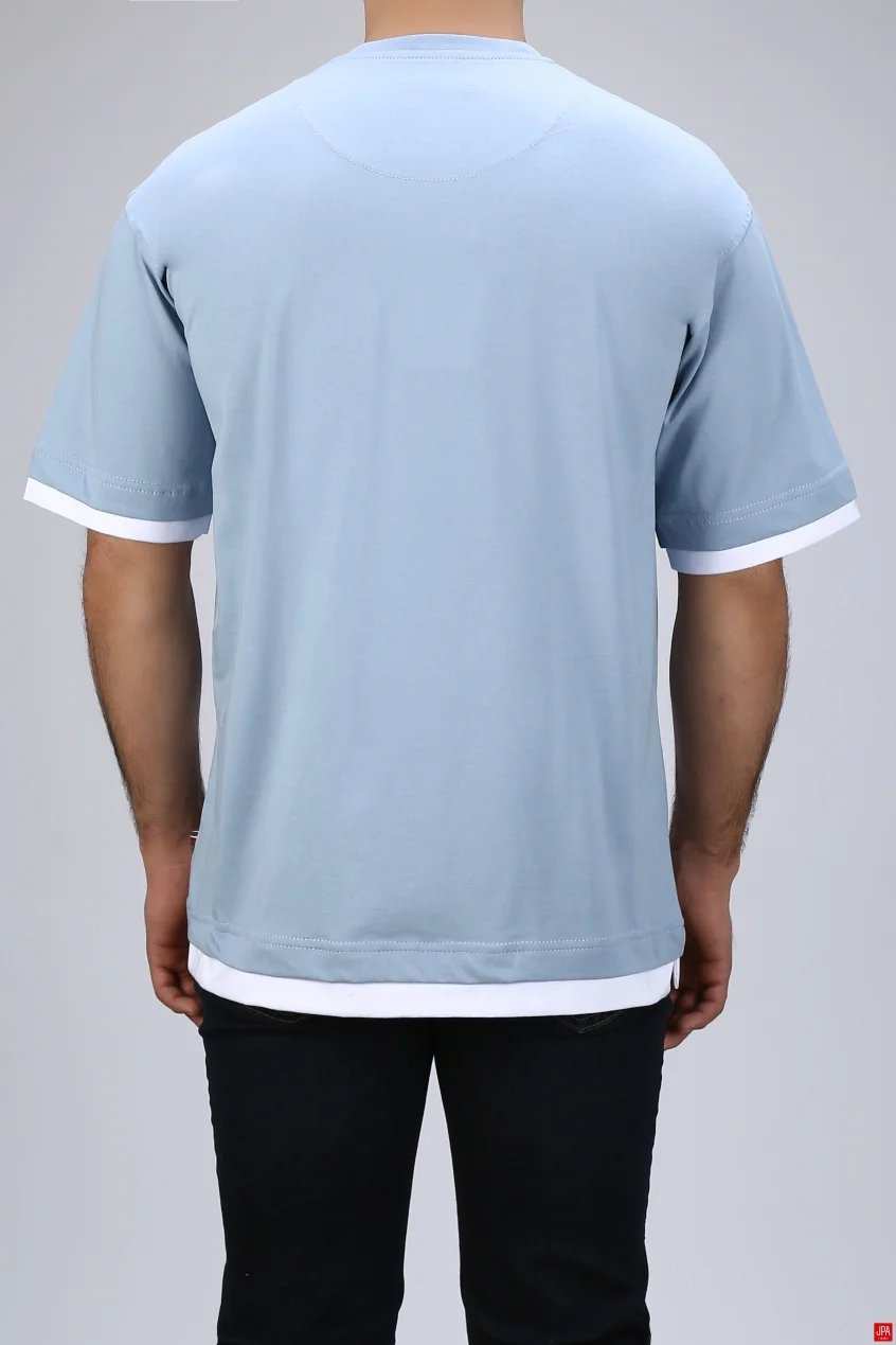 تیشرت مردانه یقه گرد چاپی رگولار جی پی ای JPA کد - 04335