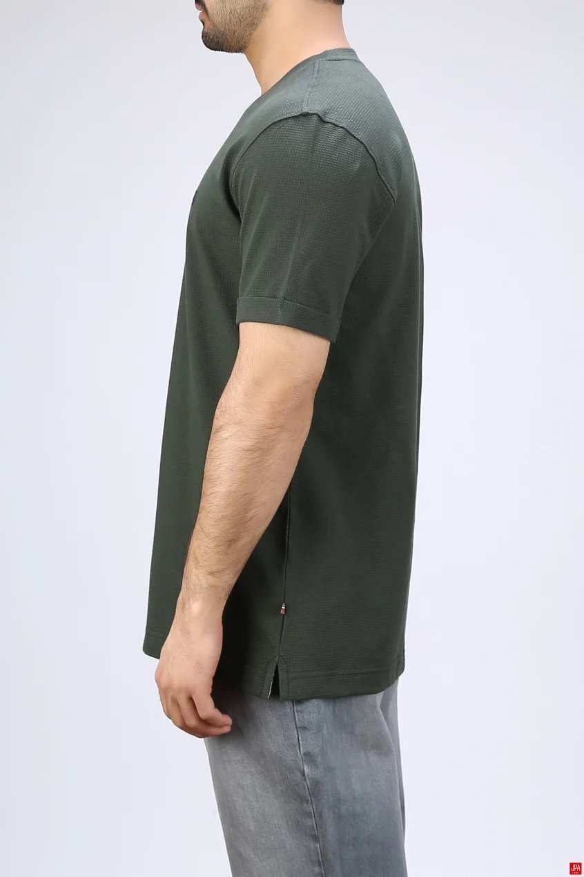 تیشرت مردانه یقه گرد طرحدار رگولار جی پی ای JPA - کد 04364