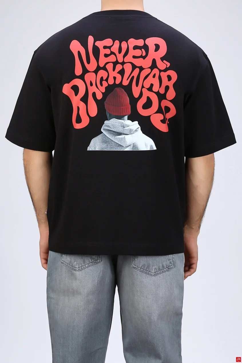 تیشرت مردانه یقه گرد چاپی باکس ( کوتاه ) جی پی ای JPA کد - 04339