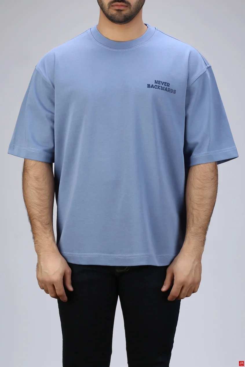 تیشرت مردانه یقه گرد چاپی باکس ( کوتاه ) جی پی ای JPA کد - 04339