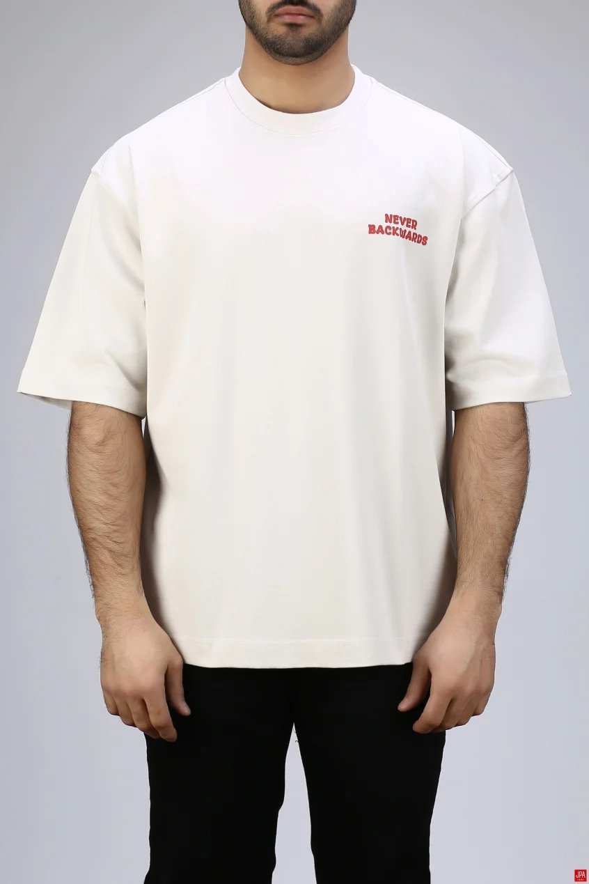 تیشرت مردانه یقه گرد چاپی باکس ( کوتاه ) جی پی ای JPA کد - 04339