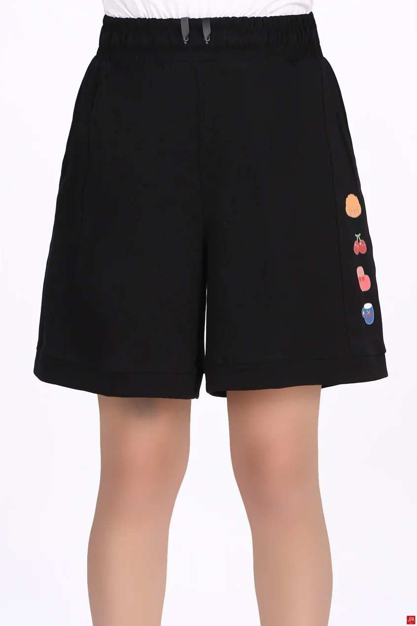 شلوارک زنانه راحتی چاپی رگولار جی پی ای JPA کد - 04393