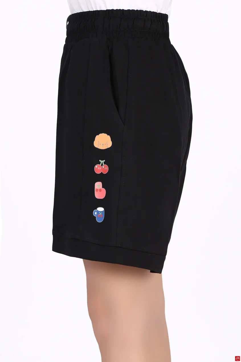 شلوارک زنانه راحتی چاپی رگولار جی پی ای JPA کد - 04393