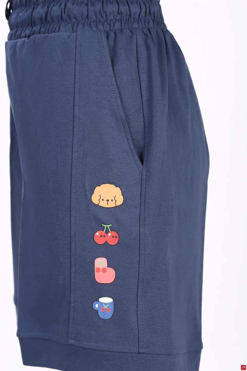 شلوارک زنانه راحتی چاپی رگولار جی پی ای JPA کد - 04393