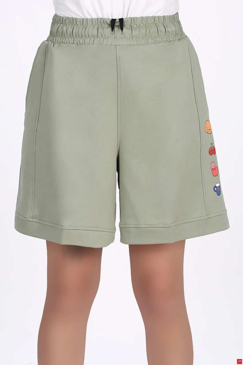 شلوارک زنانه راحتی چاپی رگولار جی پی ای JPA کد - 04393